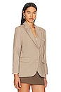 view 3 of 5 Nixie Blazer in Taupe