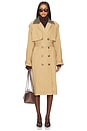 view 1 of 3 Daneela Trench Coat in Chino