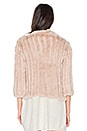 view 3 of 4 CHAQUETA PELO CONEJO ROSA in Buff