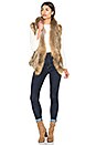 view 5 of 5 Lara Rabbit & Asiatic Raccoon Fur Vest in Natural