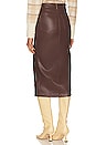 view 3 of 4 Jae Faux Leather Skirt in Mocha