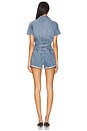 view 3 of 3 Olivia Romper in Ocean