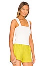 view 2 of 4 Luna Cropped Top in Eggshell