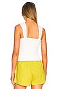 view 3 of 4 Luna Cropped Top in Eggshell