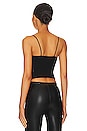 view 3 of 4 Simi Faux Leather Cami in Black