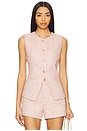view 1 of 5 Emerson Vest in Rose