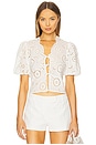 view 1 of 5 Roxana Top in Eggshell