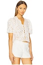view 2 of 5 Roxana Top in Eggshell