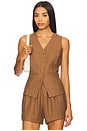 view 1 of 4 Campari Vest in Mocha