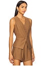 view 2 of 4 Campari Vest in Mocha