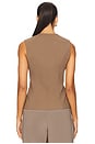 view 3 of 4 Roxanna Vest in Mocha