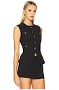 view 2 of 4 Roxanna Vest in Black
