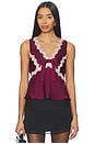 view 1 of 4 Cheryl Top in Merlot