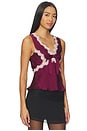 view 2 of 4 Cheryl Top in Merlot