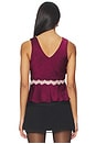 view 3 of 4 Cheryl Top in Merlot