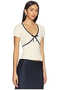 view 2 of 4 Ella Top in Ivory