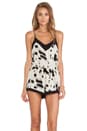 view 1 of 5 Romper in Black & Cream
