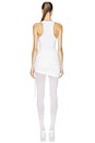 view 4 of 6 ROBE TWIST DRAPE TANK DRESS in White