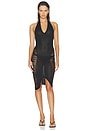 view 1 of 5 VESTIDO FRINGE MINI DRESS in Black