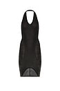 view 4 of 5 VESTIDO FRINGE MINI DRESS in Black