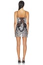 view 3 of 5 VESTIDO METALLIC SLIP DRESS in Black