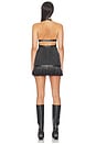 view 3 of 6 Gradient Studded Mini Dress in Black