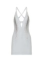 view 5 of 6 Gradient Studded Dress in Fog Grey