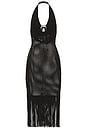 view 4 of 5 VESTIDO DOUBLE TWO-TONED in Black