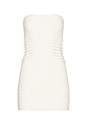 view 6 of 6 Braided Tubular Dress in White