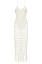 view 4 of 5 VESTIDO WING NET MAXIDRESS in White