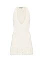 view 4 of 5 VESTIDO DRAPED LOOP MINI DRESS in Ivory