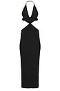 view 5 of 6 Caged Twist Dress in Black