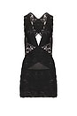 view 5 of 6 Shadow Mini Dress in Black