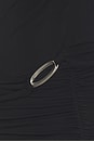 view 5 of 7 Asymmetric Cowl Mini Dress in Black