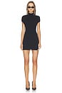 view 2 of 3 Back Mini Dress in Black