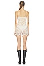 view 3 of 5 ROBE CROCHET MINI SLIP-DRESS in Ivory