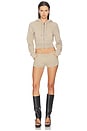 view 5 of 8 Micro Sweat Short in Taupe