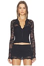 view 1 of 7 Veiled Coquette Jacket in Black