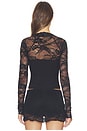 view 4 of 7 Veiled Coquette Jacket in Black