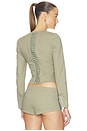 view 4 of 7 Lace Up Jacket in Surplus Khaki in Olive