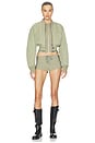 view 5 of 7 Lace Up Jacket in Surplus Khaki in Olive