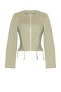 view 6 of 7 Lace Up Jacket in Surplus Khaki in Olive