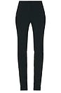view 7 of 8 Brace Waist Slim Trouser in Black