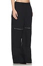 view 2 of 8 Flex Waist Zip Cargo Pant in Black