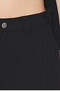 view 6 of 8 Flex Waist Zip Cargo Pant in Black