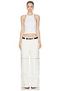view 5 of 8 Flex Waist Zip Cargo Pant in Ivory