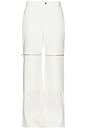 view 7 of 8 Flex Waist Zip Cargo Pant in Ivory
