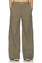 view 1 of 8 PANTALÓN STRAIGHT LEG CARGO PANT in Vintage Army