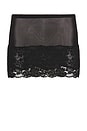 view 7 of 8 Lace Shadow Skirt in Black