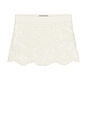 view 7 of 8 FALDA CROCHET SKIRT in Ivory
